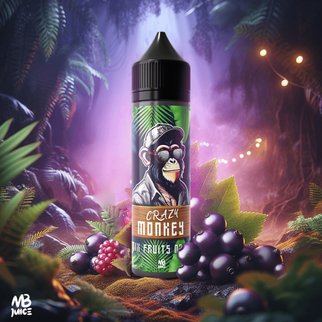 MIX FRUITS NOIRS - CRAZY MONKEY - MBJUICE